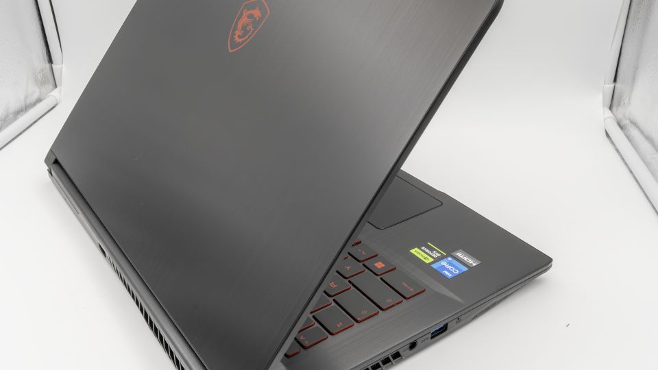 MSI Thin GF63 gaming laptop representing the budget laptop side of the decision framework